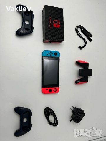 Nintendo Switch V1 – Пълен комплект + RCM Loader, снимка 6 - Nintendo конзоли - 54340034