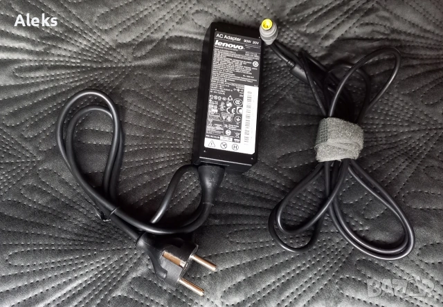 Зарядно за лаптоп Lenovo 90W /20V 4.5А 7.9mm X 5.5mm Оригинално, снимка 2 - Части за лаптопи - 54306297