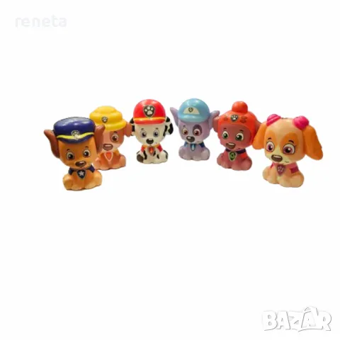 Играчка Куче, Тип Скуиши, Гумена, Антистрес, Комплект от 6 броя, 10 см, снимка 1