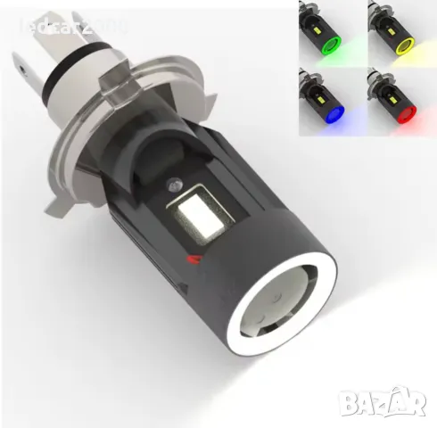 Лед Крушка H4 за Мотоциклети Angel Eyes