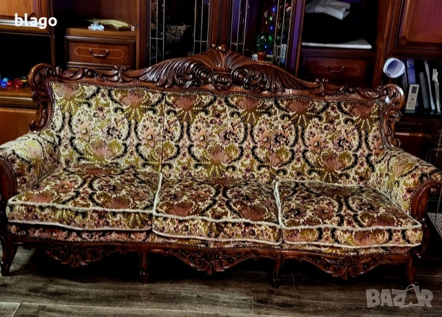 5 части барокова дърворезба , снимка 2 - Дивани и мека мебел - 53181214