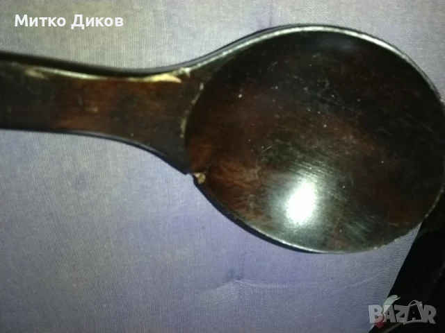 Дървена лъжица от соца 270мм за украса и друго, снимка 2 - Прибори за хранене, готвене и сервиране - 51093615