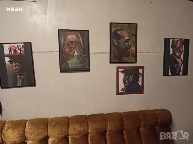 Постери в рамка на джаз музиканти, снимка 7 - Декорация за дома - 51413483