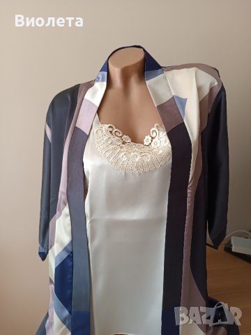 Сатенен комплект от три части /пижама/