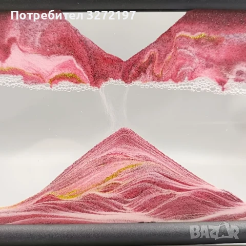 Стъклен пясъчен арт-Свободно стояща динамична 3D картина с движещ се пясък, декорация за дома и офис, снимка 11 - Декорация за дома - 50506479