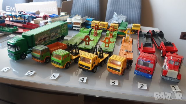Модели на товарни автомобили SIKU,Sсhuco, Matchbox мащаб 1:55, 1:50 и по-малки, снимка 3 - Колекции - 37476269