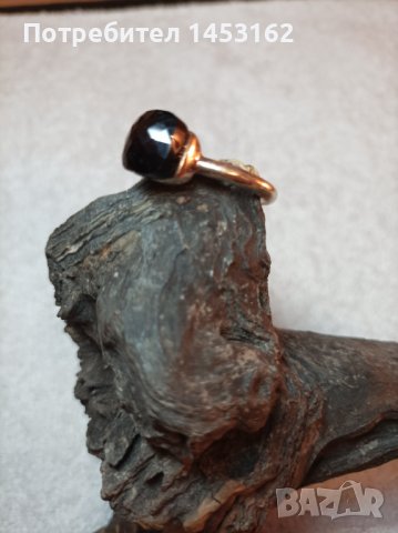 Сребърен пръстен с камък , снимка 2 - Пръстени - 39163174