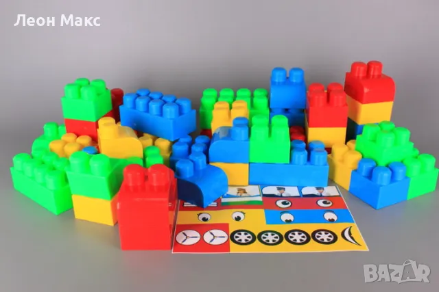 Конструктор с едри елементи 44 части, снимка 6 - Конструктори - 47799860