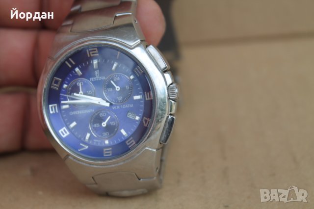 Мъжки часовник Фестина Хронограф , снимка 9 - Мъжки - 37832607