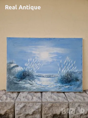 Кирил Жостов- Превъзходна голяма картина масло върху платно 