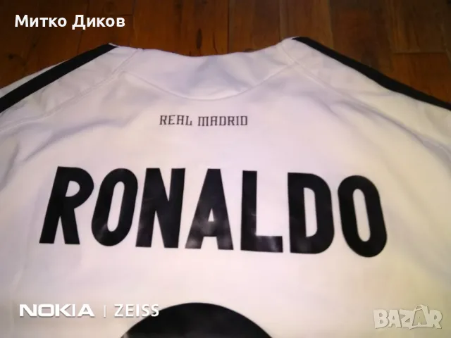 Реал Мадрид футболна тениска отлична домакини 2009-2010 №9 Кристиано Роналдо размер ХЛ, снимка 10 - Футбол - 48002975