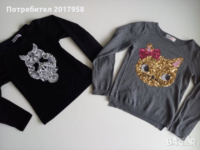 Блузи и/или суитшърти 134см, снимка 3 - Детски анцузи и суичери - 35179014