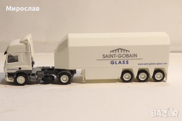 HERPA H0 1/87 DAF ПРЕВОЗ НА СТЪКЛО КАМИОН МОДЕЛ, снимка 2 - Колекции - 53883383