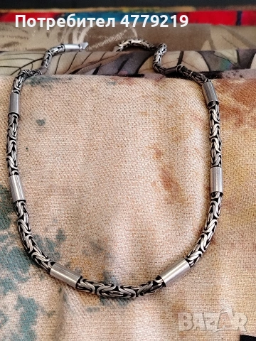 Масивен сребърен ланец , снимка 6 - Колиета, медальони, синджири - 54106051