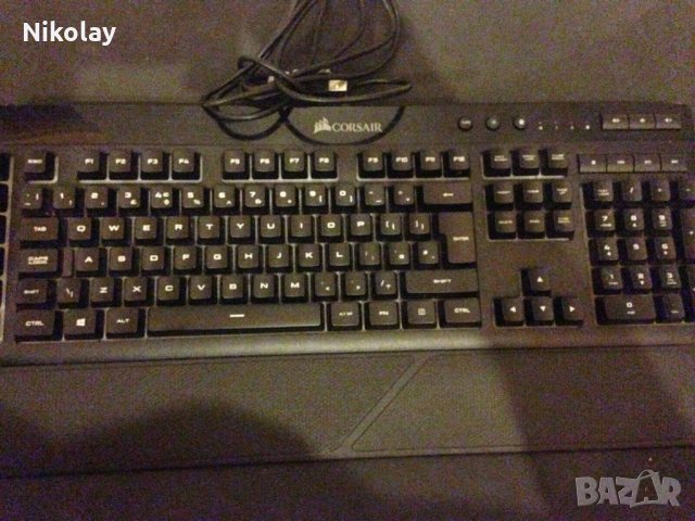 Продавам клавиатура CORSAIR K55 RGB с проблем, снимка 2 - Клавиатури и мишки - 30896836