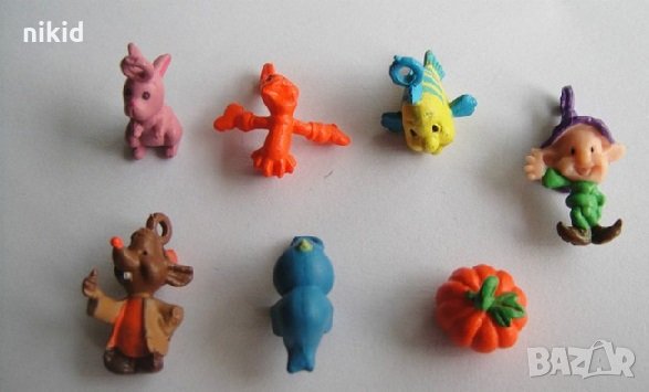 детски малки фигурки висулка миниатюрна пластмасова фигурка за украса гривни мартеници и др