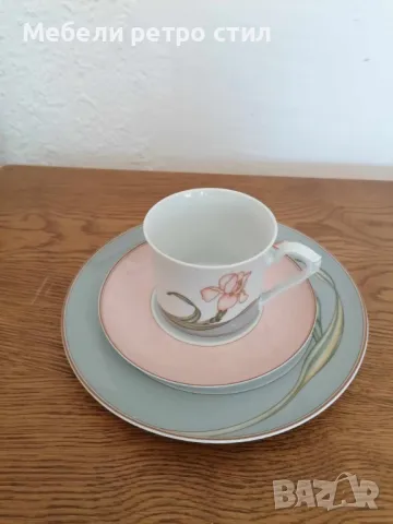 Порцеланът Konigl Tettau e изключително красив. Сервиза на Tettau има зашеметяващи детайли., снимка 12 - Сервизи - 47678985