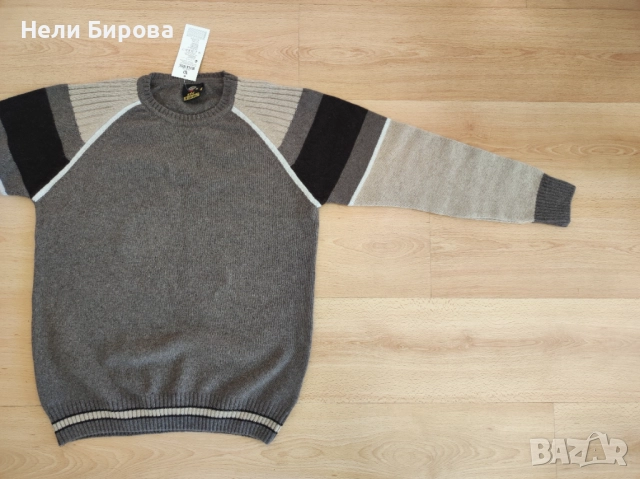 Зимен мъжки пуловер, размер М, снимка 5 - Пуловери - 52541624