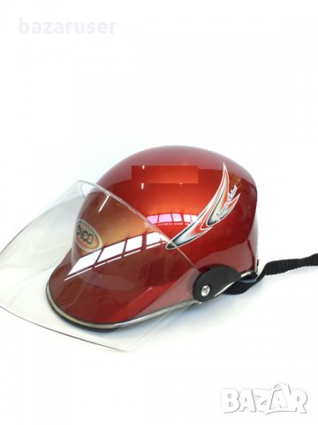 Нова Каска за Мотор А-35-Черна/Синя/Червена/Сива, снимка 11 - Аксесоари и консумативи - 33916082