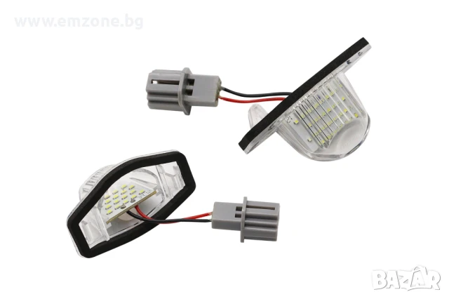ЛЕД LED Диодни плафони за регистрационен номер Хонда HONDA CR-V FR-V HR-V Jazz Stream Accord Logo