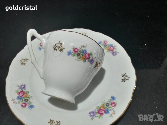 Чехословакия фин порцелан чаша за кафе чай , снимка 10 - Антикварни и старинни предмети - 53226169