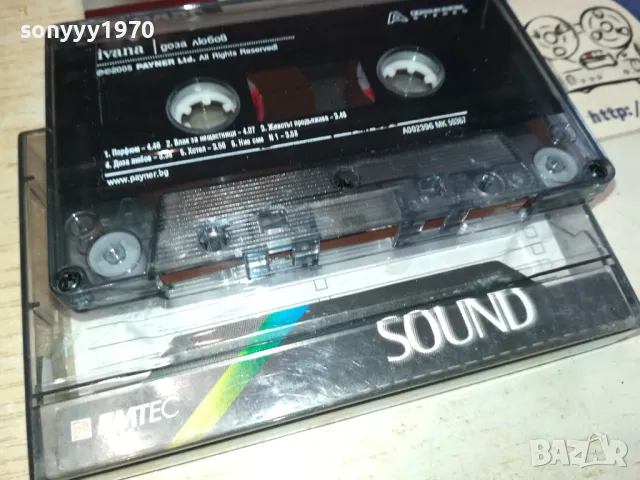 ИВАНА-ДОЗА ЛЮБОВ-ОРИГИНАЛНА КАСЕТА 0702251110, снимка 2 - Аудио касети - 49004251