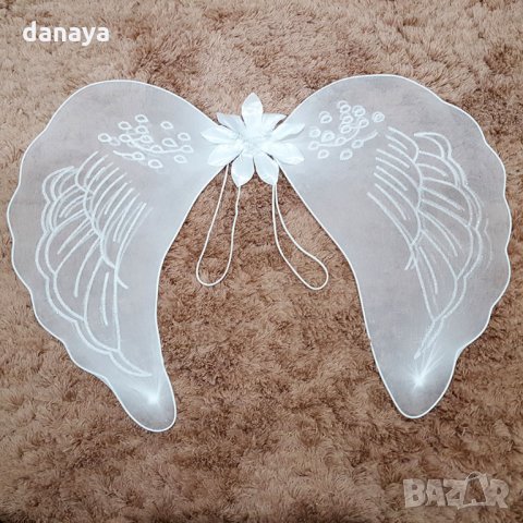 1732 Детски комплект Ангел – пола, ангелски крила, диадема и магическа пръчка, снимка 2 - Други - 30412698