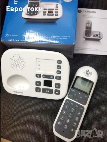 Безжичен телефон Motorola CD5011 DECT 6.0 с телефонен секретар, снимка 5 - Стационарни телефони и факсове - 47297089