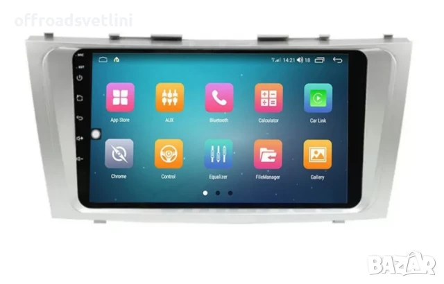 Мултимедия Android CarPlay за Toyota Camry + ПОДАРЪК Камера, снимка 3 - Аксесоари и консумативи - 50891673