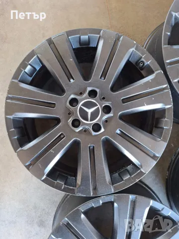 ОРИГИНАЛНИ АЛУМИНИЕВИ ДЖАНТИ МЕРЦЕДЕС  GL-Class X166 - X164, ML  -5x112x66.6-19цола, снимка 2 - Гуми и джанти - 49398233