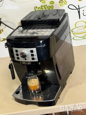 Кафемашина кафе автомат delonghi magnifica S с гаранция, снимка 6 - Кафемашини - 54131828