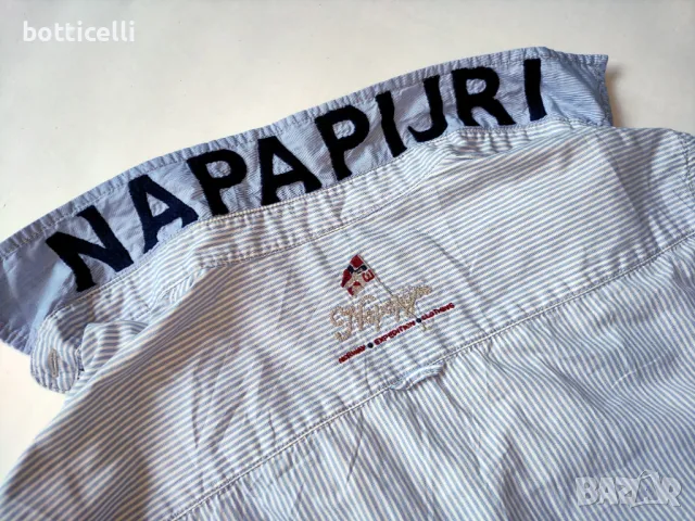 Napapijri Mens Cotton Shirt - M - оригинална мъжка риза , снимка 11 - Ризи - 48577987