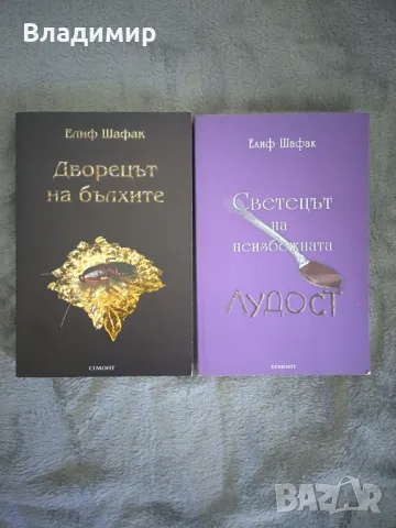 Елиф Шафак - Дворецът на бълхите / Светецът на неизбежната лудост , снимка 1