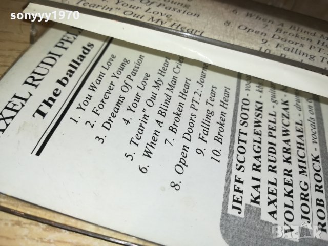 AXEL RUDI PELL-АУДИОКАСЕТА 2409211739, снимка 17 - Аудио касети - 34242416