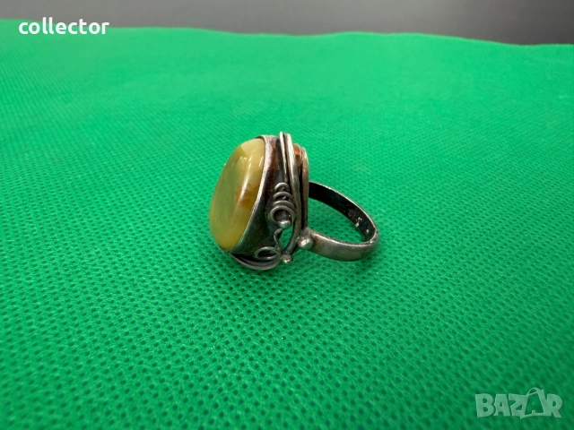 Сребърен пръстен стил - Ар Нуво. №7581