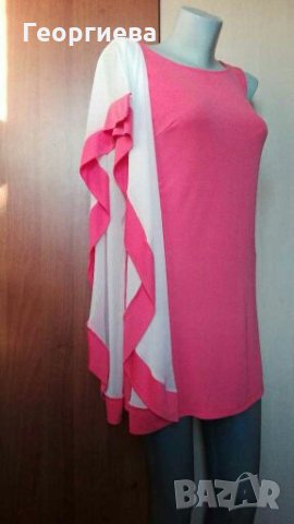 Прекрасна италианска рокля, цвят корал🍀👗M, M/L🍀👗арт.636