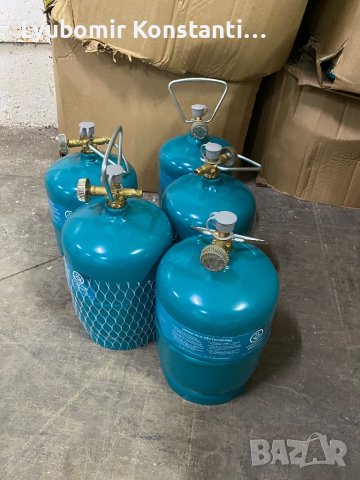Туристическа Газова бутилка 2.4 литра, снимка 2 - Газови котлони - 44390496