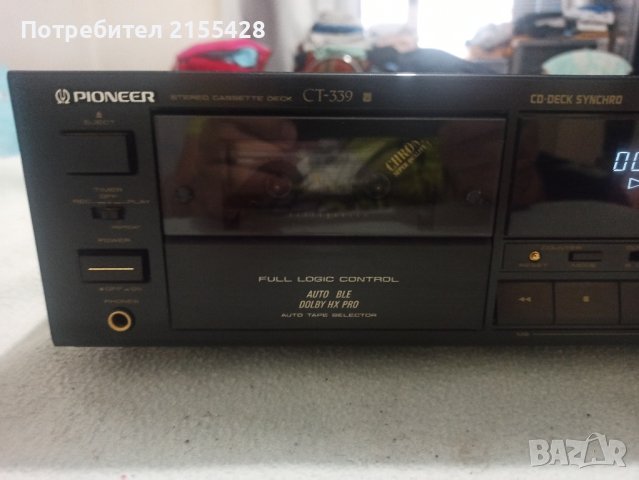 Двуглав касетъчен дек Pioneer CT 339, снимка 3 - Декове - 42850255