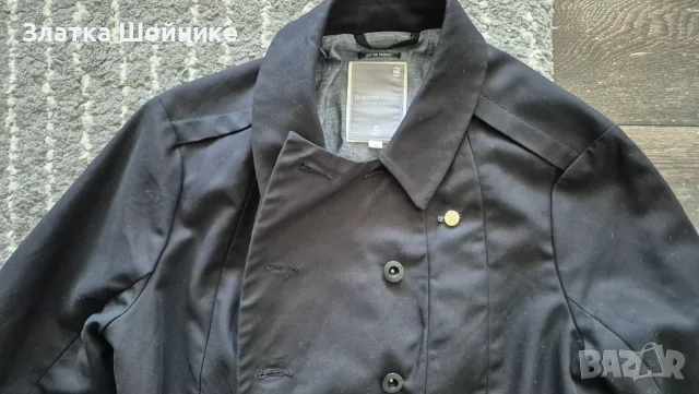 Чисто ново дамско късо яке / Къс тренчкот G-STAR RAW – Черно – Размер L., снимка 8 - Якета - 56133823