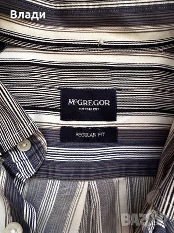 Мъжка риза с дълъг ръкав MC Gregor, снимка 8 - Ризи - 42054981