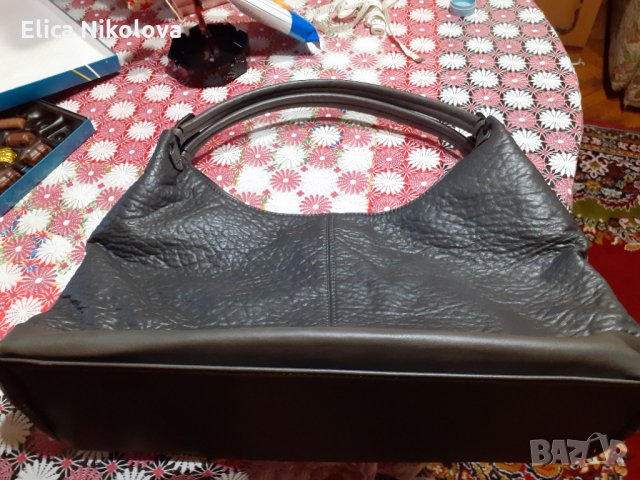 Дамска чанта тъмно сив цвят, снимка 3 - Чанти - 34417881