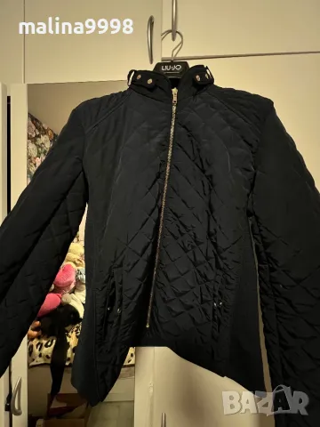 Тъмно синьо дамско яке , снимка 3 - Якета - 48492393