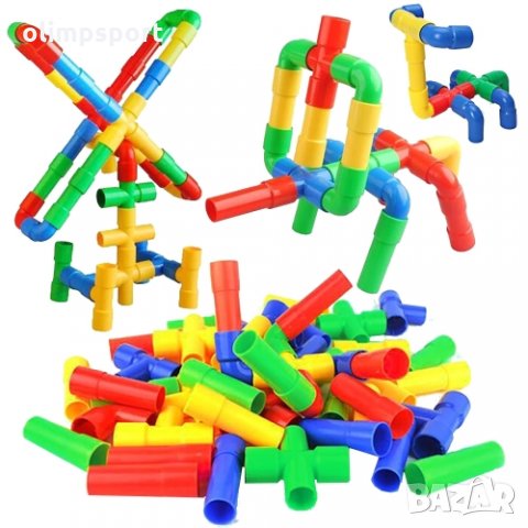 Конструктор 500г елементи с различни цветове в PVC плик(270386) нов, снимка 3 - Конструктори - 31031697