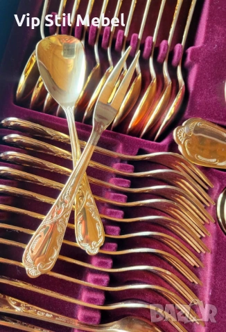 Прибори за хранене Солинген с 24К позлата в Прибори за хранене, готвене ...