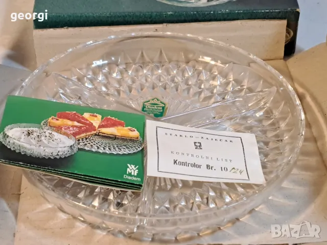 кристален ордьовър WMF   11/3, снимка 6 - Сервизи - 48948430