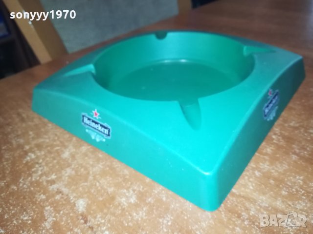 heineken 18х18х3см голям пепелник внос испания 1809211615, снимка 8 - Колекции - 34174552