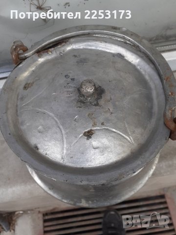 Старо медно ритуално менче с капак, снимка 2 - Декорация за дома - 32164044