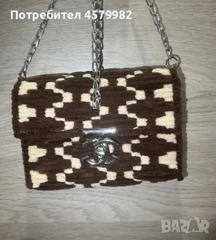 Ръчно Изработена BUENO чанта от мека прежда, снимка 2 - Чанти - 56257349