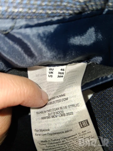 р-р eu 46 SELECTED HOMME мъжко сако , снимка 9 - Сака - 50747509