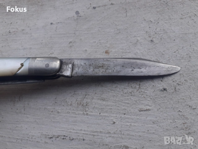 Старо немско джобно ножче, снимка 4 - Антикварни и старинни предмети - 53339445